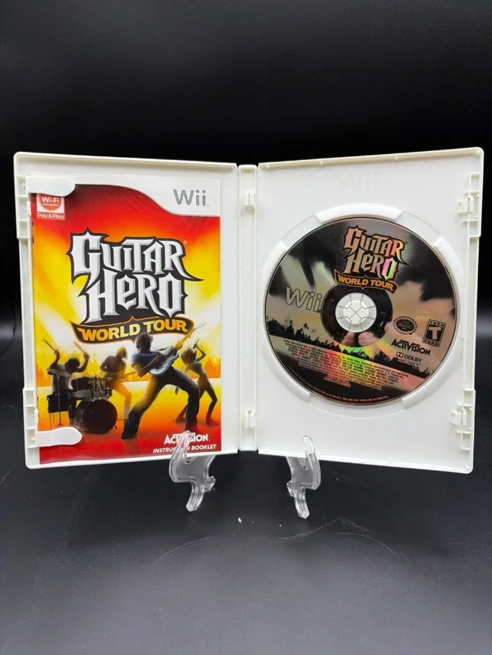 Guitar Hero: World Tour (Nintendo Wii, 2008) CIB Complete Tested Working # 2